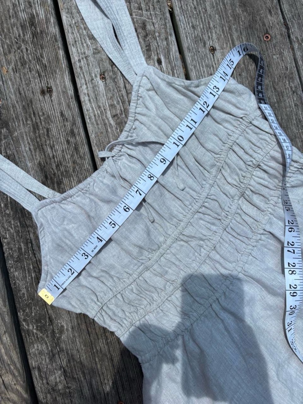 Sunday Best Martine Linen tiered mini dress - Picture 7 of 8
